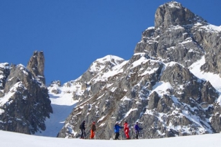  Rutas con raquetas de nieve en Courchevel 